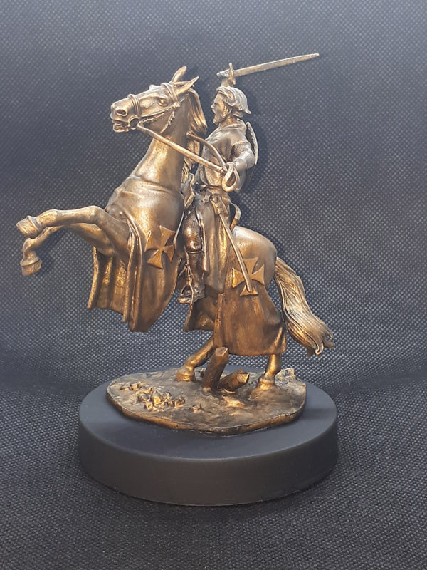 Templar Knight Bronze figurine