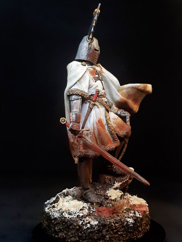 Teutonic Knight hand painted figurine