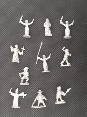 Variuous medieval figures