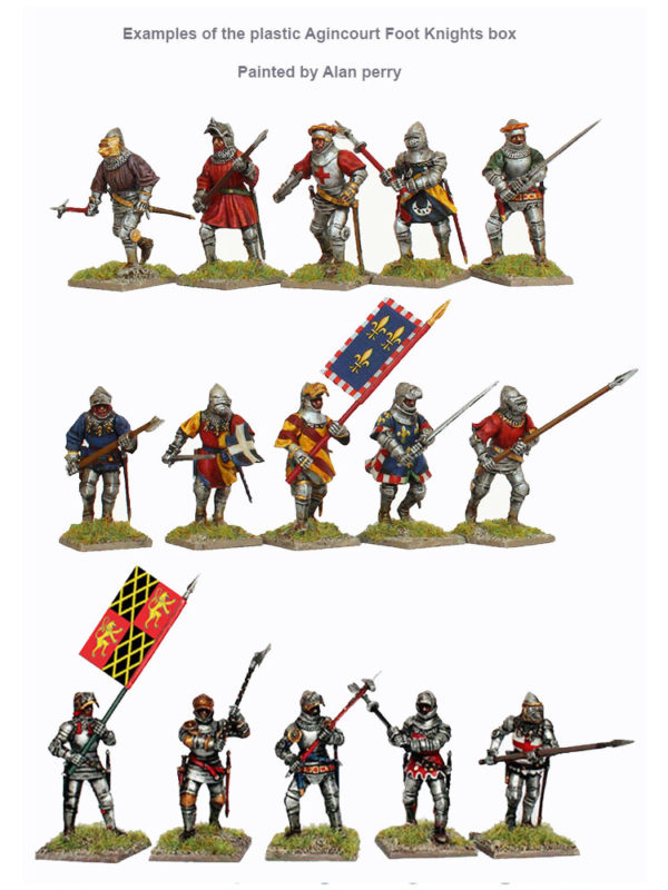 28mm Agincourt Foot Knights 1415-1429