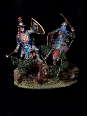 Silesian Knight and Mongol Warrior