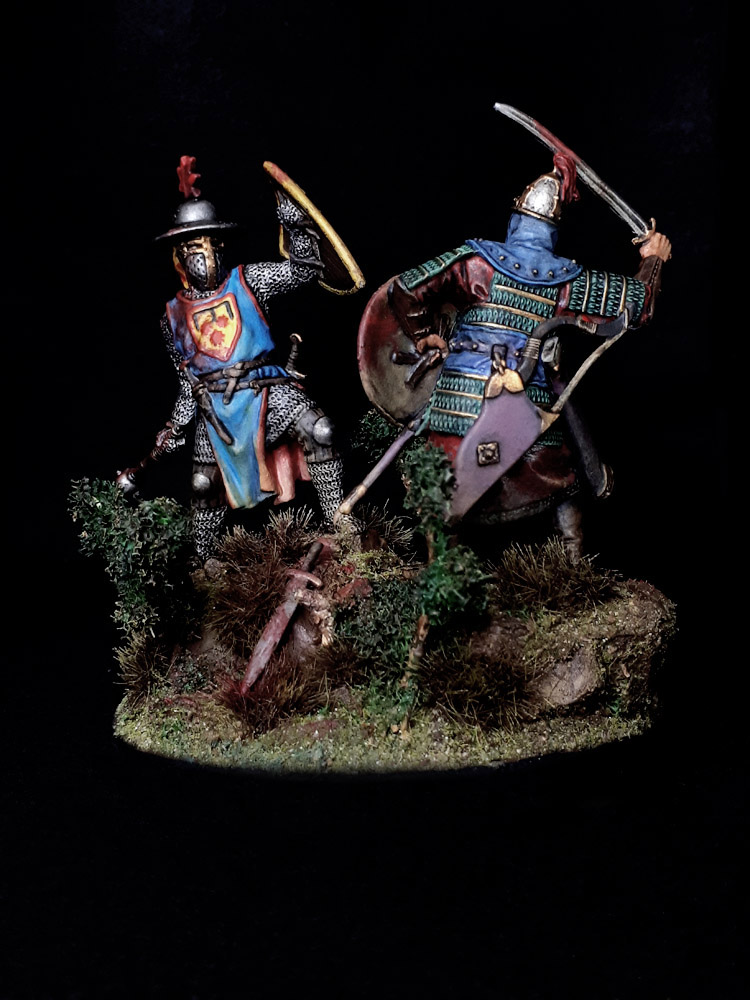 Silesian Knight and Mongol Warrior 1241