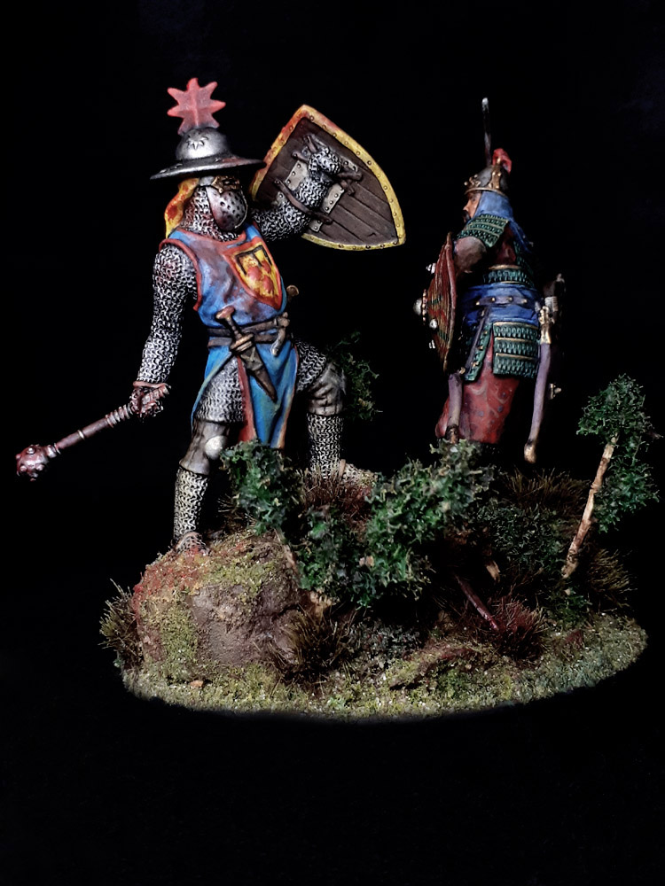 Silesian Knight and Mongol Warrior