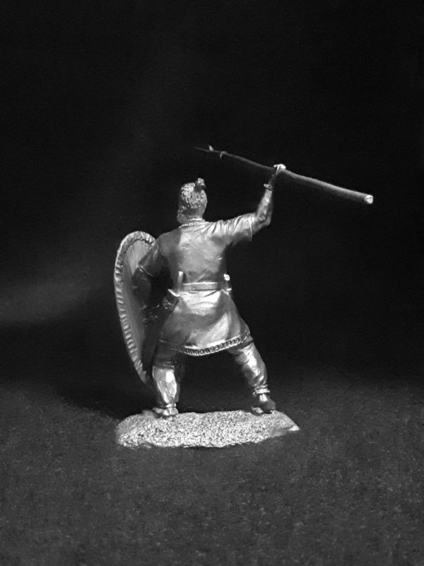 54mm Germanic Warrior with spear 9 AD