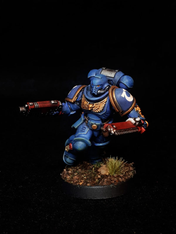 28mm Warhammer 40k Primaris Ultramarines Assault Intercessors Squad - Image 19