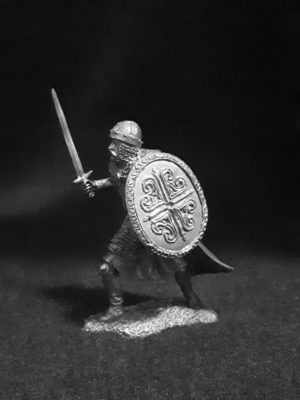 60mm Noble Chud (finnic) Warrior 13th C - Miniatures, Models, Paints 