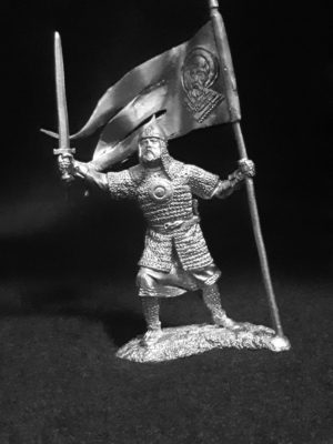 60mm Russian Standard Bearer 13th C