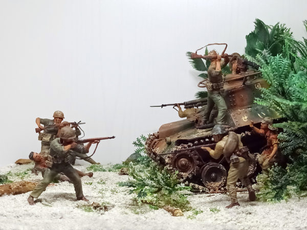 54mm Pacific Saipan 1944 Diorama - Image 3